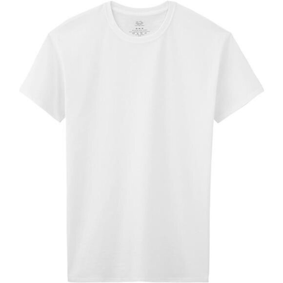 Fruit of the Loom Boys White T Shirts Undershirts Tanks 5 Pack Cotton Crew - Picture 2 of 3